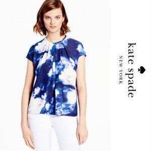 Kate Spade dusk clouds crepe blouse 2